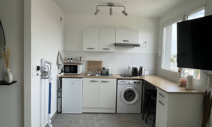 Orly Apartamento | A 10min de L'aéroport D'orly, Appartement Cosy et Lumineux