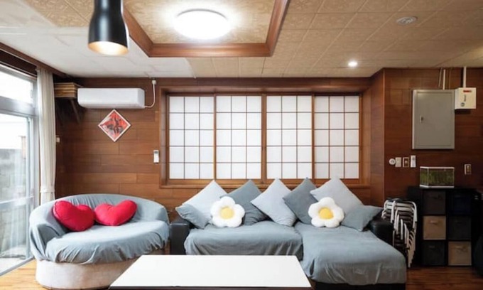 Matsuyama Casa | A 130㎡ Two-Story Japanese House in the City Center with BBQ Facilities Inside