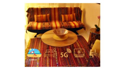 El Jadida Apartamento | A 2 pas de la plage appartement cosy, confort, proche toutes commodités, Wifi haut débit, TV connectée, Netflix, Clim, Acte de mariage pour couple national