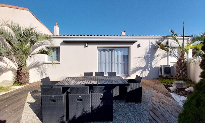 Saint-Georges-de-Didonne Casa | A 300 m Plage 800 m Commerces 6 Couchages 107 m2- 4 Plain-pied Internet