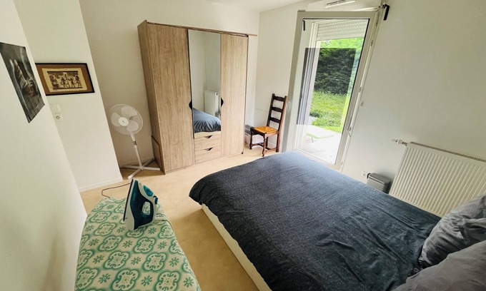 Saint-Denis Apartamento | A 45 square meter apparement with 70 square meters garden