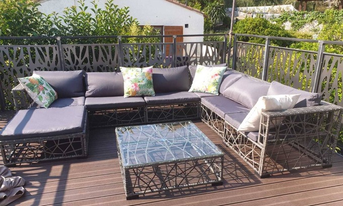 Roquebrune-Cap-Martin Apartamento | A 5 ' du Centre de Roquebrune, Appartement au Calme, vue Mer, Avec 2 Terrasses