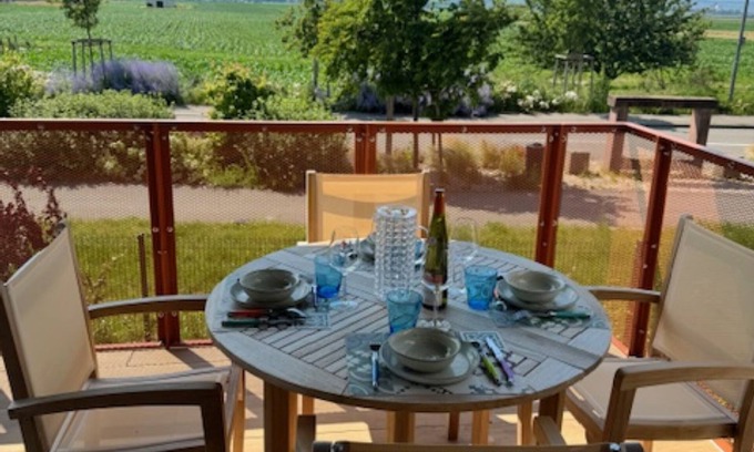 Meistratzheim Apartamento | A 8 Minutes D'obernai : Havre de Paix Avec Terrasse et Parking Privatif