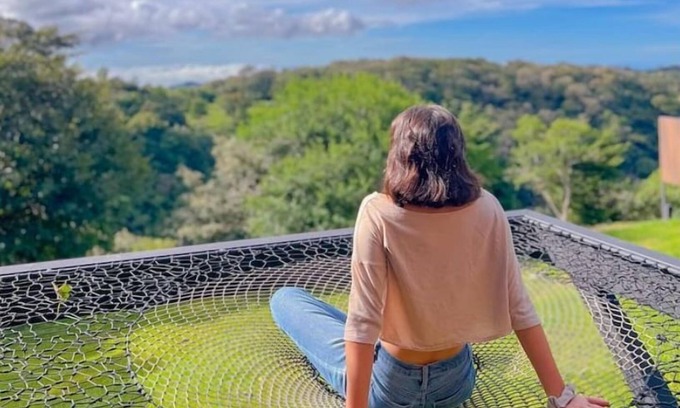 Monteverde Cabina | A-frame in the forest + Deck + Hot tub+ Fire place