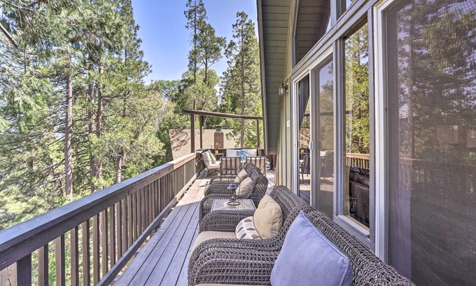 Lake Arrowhead Cabaña | A-frame Home w/ 3 Decks & Lake Arrowhead Views!