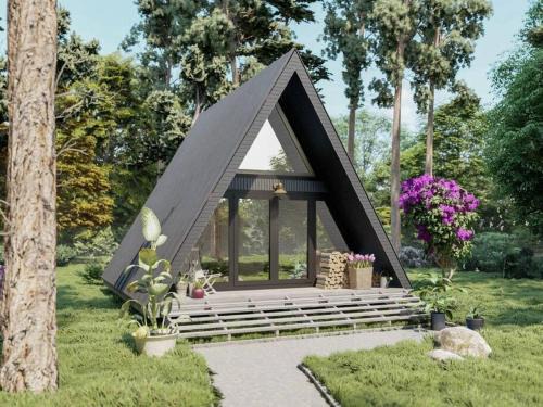 Oakwood Casa | A-Frame Tranquility - Lakeside Chic Retreat