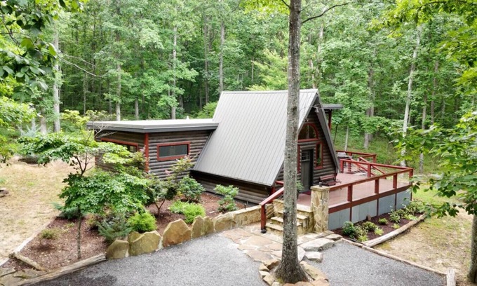 Fort Payne Cabina | A-Frame w/ Sauna @ Little River Canyon
