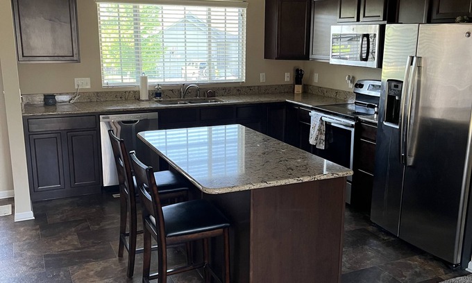 Elkhorn Casa | A fun home great for a family or multiple adults located in West Omaha.