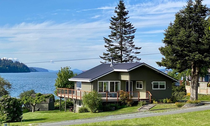 Freeland Casa | Una casa en el puerto, playa, vistas al agua, tranquila, S. Whidbey