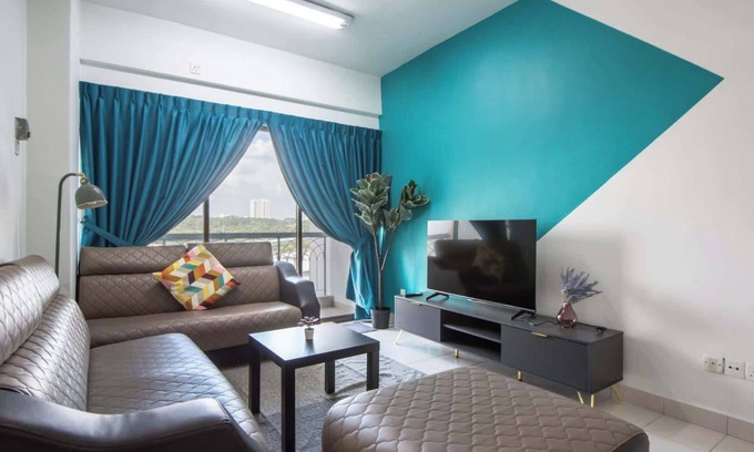 Tampoi Apartamento | A Modern 3BR Home Near Danga Bay, Free Parking