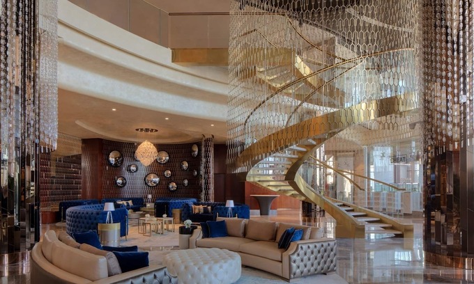 Business Bay Apartamento | A modern luxurious 3 bedroom apartment with Buri Khalifa view at Paramount Hotel