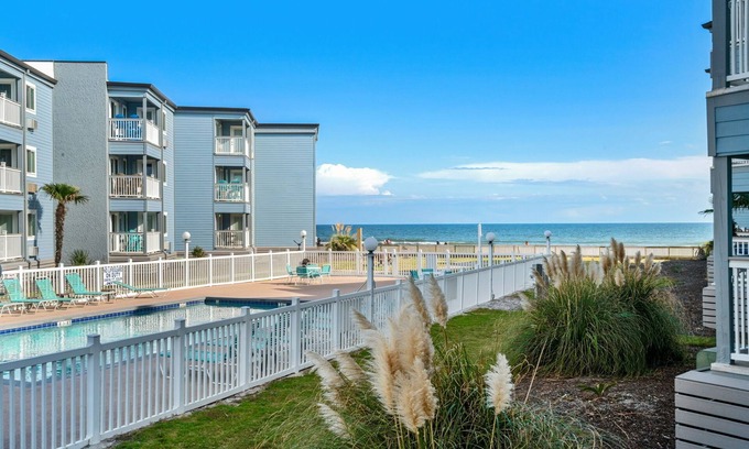 The Dunes Condominio | A Place at the Beach III 1B Shore Drive. First Floor Oceanfront Condo!