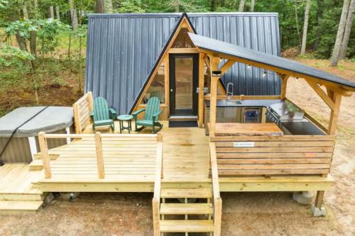 Oxford Casa | A Serene A-Frame Cabin with Hot Tub
