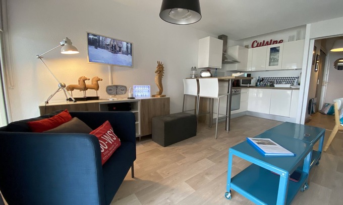 Audierne Apartamento | Un estudio con vistas al mar