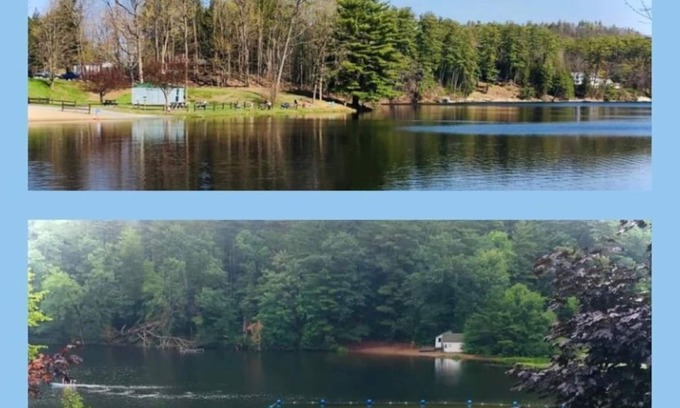 Lake Luzerne-Hadley Casa | A Tale of Two Beaches