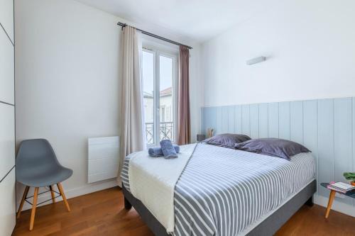 Asnieres-sur-Seine Apartamento | A terrace in the sun, cozy flat in Asnières