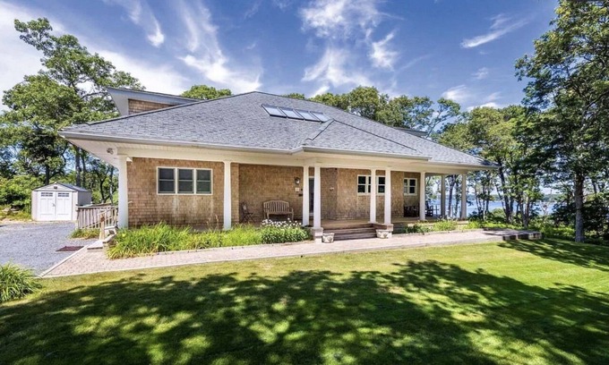 Vineyard Haven Casa | A View Fit for Royalty! Top Compliments: so clean! fab hot tub! best view!