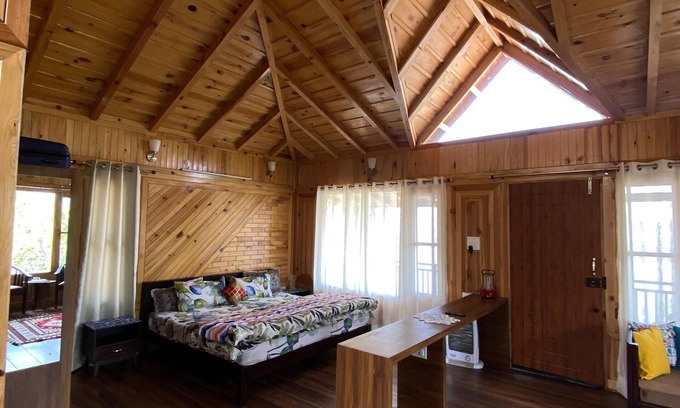 Gagar Apartamento | A wooden cottage in an fruits orchard facing Himalayas