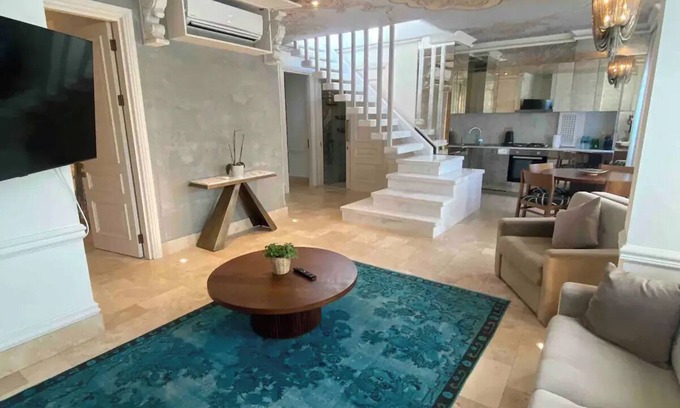 Taksim Apartamento | AB Residences- Diamond Duplex 3BR Apt Terrace