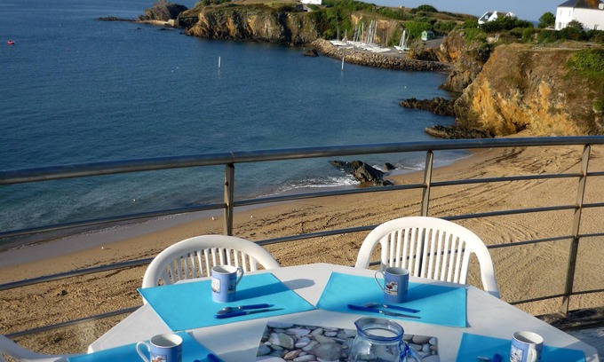 Le Pouldu Apartamento | Por encima del agua, Gran apartamento, vista panorámica con vistas al mar en