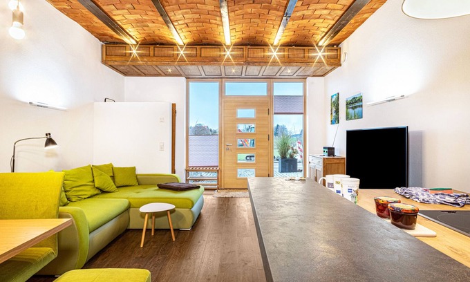 Christazhofen Apartamento | Apartamento vacacional sin barreras "Käserei" con terraza privadas y Wi-Fi