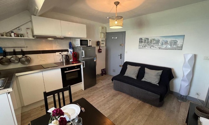 Luc-sur-Mer Apartamento | Acrab, Appt vue mer au calme