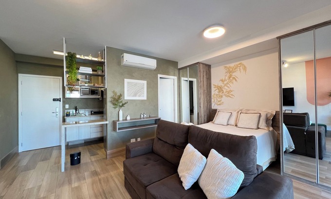 Brooklin Paulista Apartamento | Acropolis Sophisticated studio in Brooklin-habitarte