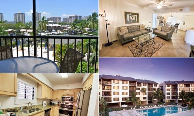 South Island Condominio | Across from Beach - Elevator - Communal Pool & Spa - Santa Maria Harbour Resort