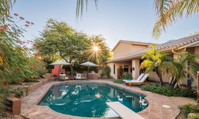 Desert Paradise Estates Villa | Adobe Villa, Private Pool, Hiking Trails Nearby