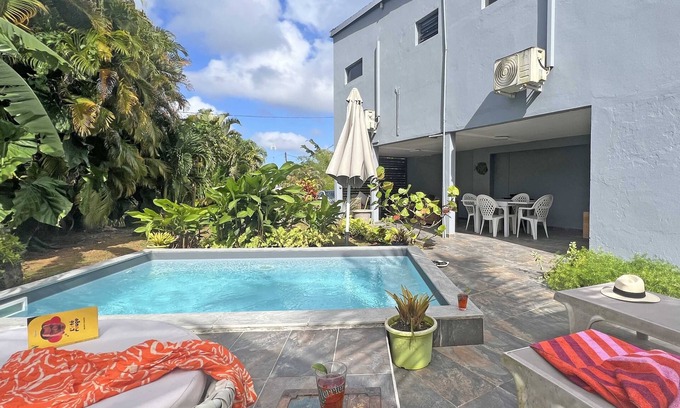Petit-Bourg Villa | Adorable villa de 3 dormitorios para 6 personas en el corazón del bosque tropical