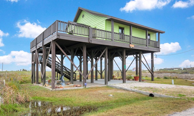 Galveston Casa | ¡NUEVO LISTADO! Adorable casa con mucho espacio, cerca del Golfo y ferry