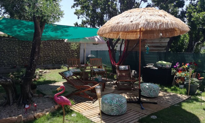 Ventiseri Apartamento | ESTUDIO ADORABLE, TERRAZA, JARDIN, BARBACOA, JARDIN, (piscina)