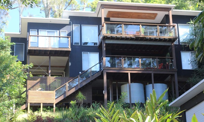 Smiths Lake Casa | A la deriva en las copas de los árboles.