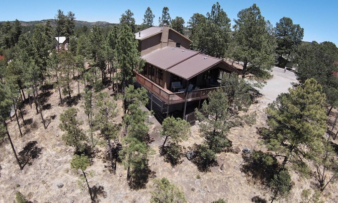 Ruidoso Cabina | Sierra Blanca Sunset Views Ruidoso Mountain Cabin Sleeps 6