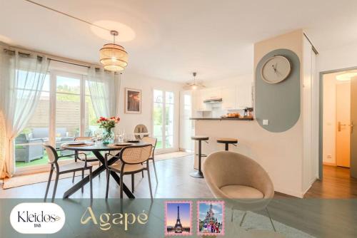 Magny-le-Hongre Apartamento | Agapé by Kleidos -Disney à 10min, T2 , 4P, Parking gratuit et terrasse