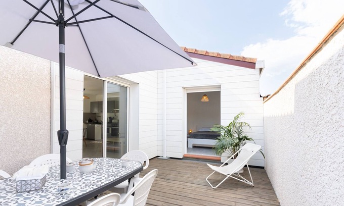 Fontaine Lestang-Bagatelle-Papus-Tabar-Bordelongue Casa | agréable maison T3 avec terrasse