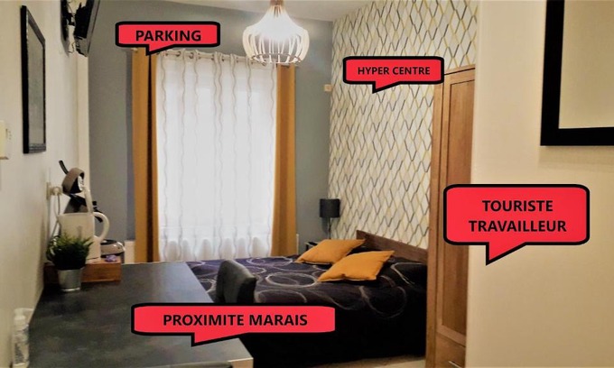 Saint-Omer Apartamento | Agréable studio st omer