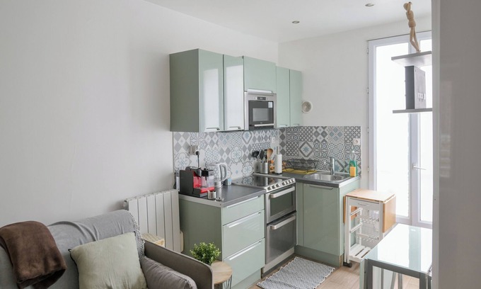 Quartier du Pont-de-Flandre Apartamento | AI- Parisian cocoon near the Cité des Sciences