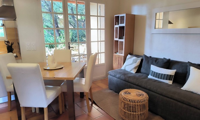 Paradou Casa | Air-conditioned Mazet Romarin - private terrace- shared swimming pool- Vallée des Baux