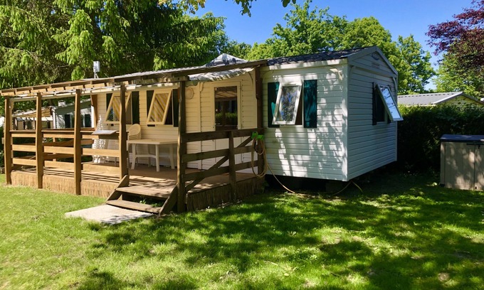 Boofzheim Casa | Casa móvil con aire acondicionado B22 de 30 m² de capacidad 6 personas cerca de EUROPA PARK