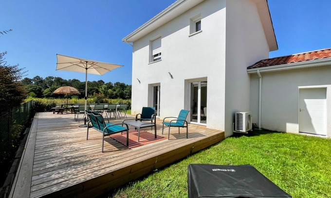 Saubion Casa | Air-conditioned villa 8 pers, 4 bedrooms, 3 bathrooms