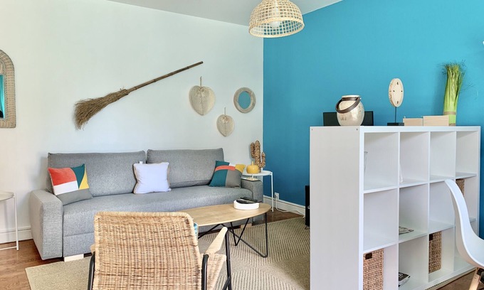 Echirolles Apartamento | #AL | Le bleuet 💙 T2 with terrace