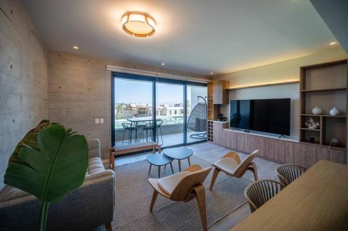 Pisco Apartamento | Aldea 2BR TVs, KamadoBBQ for 6, Gym,Pool and Cowork