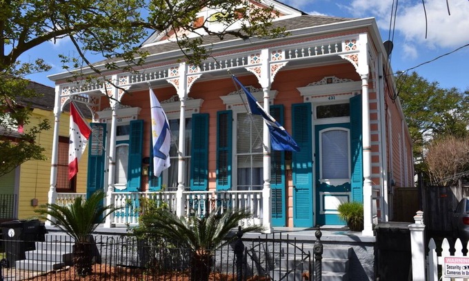Algiers Point Casa | Algiers Point 2 habitaciones, 1 baño cerca de French Quarter, Federal City y CBD