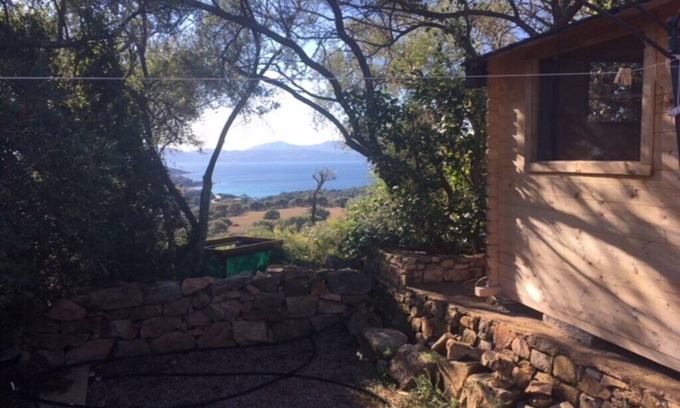 Cargese Chalet De Esquí | All-window chalet, in the heart of nature with a sublime view