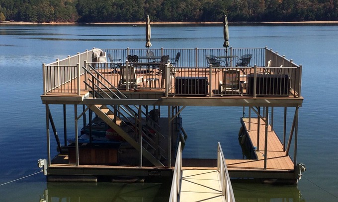 Woodstock Casa | Lago Allatoona - Casa familiar en el lago con muelle