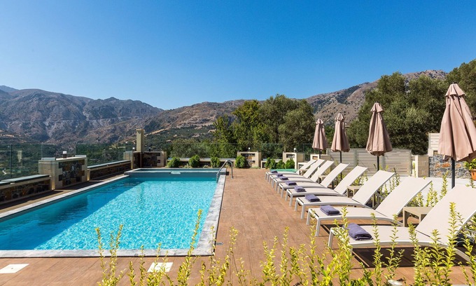 Filaki Villa | Aloni Villa, absoluta privacidad, increíbles vistas al campo y a la montaña