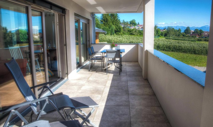 Bodolz Apartamento | "Alpenblick 2 - Apartamento vacacional" con vistas a la montaña