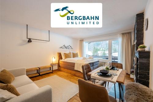 Rappele Apartamento | Alpenstube mit Bergblick, Sauna und Hallenbad
