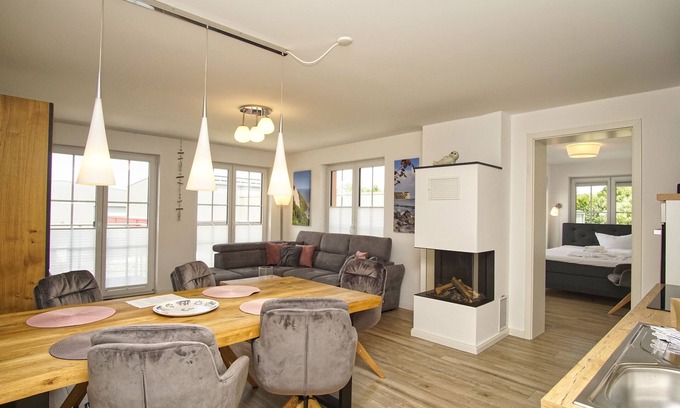 Lauterbach Apartamento | Alte Fischfabrik Lauterbach Wohnung Nr. 10 Möwe